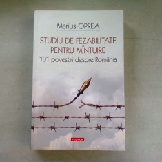 STUDIU DE FEZABILITATE PENTRU MANTUIRE. 101 POVESTIRI DESPRE ROMANIA - MARIUS OPREA