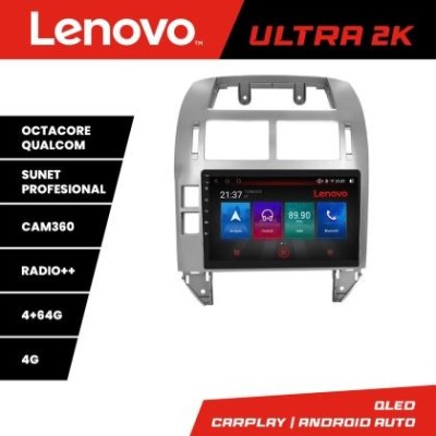 Navigatie VW Polo 2004-2011 Android radio gps internet 8 core QLED Qualcomm 4+64 360 Lenovo CarStore Technology foto