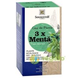 Ceai 3 x Menta Ecologic/Bio 18dz
