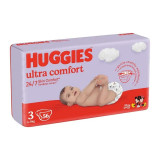 Scutece Ultra Comfort Jumbo Marimea 3 pentru 4 - 9kg, 56 bucati, Huggies