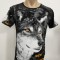 Tricou bărbătesc imprimeu cap lup - M