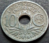 Cumpara ieftin Moneda istorica 10 CENTIMES - FRANTA, anul 1941 *cod 4630, Europa, Zinc