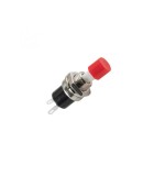 Buton intrerupator mini rosu OFF-(ON) fara retinere 1 circuit 12V