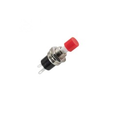 Buton intrerupator mini rosu OFF-(ON) fara retinere 1 circuit 12V