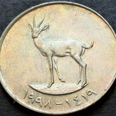 Moneda exotica 25 FILS - EMIRATELE ARABE UNITE, anul 1998 * cod 4354 A
