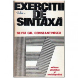 Silviu Constantinescu - Exercitii de sintaxa - 104568