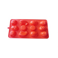 Forma din silicon pentru bomboane, gheata, model Legume, 25D