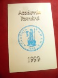 Felicitarea Academiei Romane cu autograful Prezidiului Academiei 1999: E.Simion,