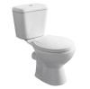 Vas wc cu rezervor + mecanism + capac, set Kadda Olivia Eco SH121P, alb, evacuare orizontala, montaj pe pardoseala