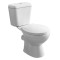Vas wc cu rezervor + mecanism + capac, set Kadda Olivia Eco SH121P, alb, evacuare orizontala, montaj pe pardoseala