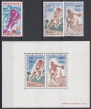 Volta Superioara 1972 - Jocurile Olimpice -Munchen si Sapporo,2 Serii+Colita,MNH, Nestampilat