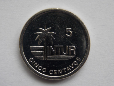 5 CENTAVOS 1989 CUBA-AUNC foto