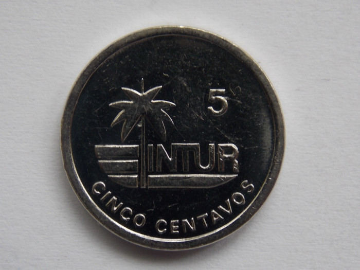 5 CENTAVOS 1989 CUBA-AUNC