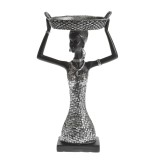 Statueta femeie africana cu cos 26 cm