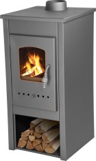 Soba pe lemne Thalia Nera Lite 5,4 kW, gri &ndash; randament 81,4%