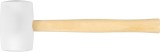 Ciocan din cauciuc Strend Pro HM221 900 g, cap alb (WhiteHead), maner din lemn, lungime maner 355 mm