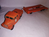 Bnk jc Matchbox K-8-a Transporter - roti rosii