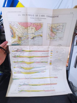La tectonique de l&amp;#039;aire cimmerienne, Esquisses geologiques, G. Murgoci 1912, 111 foto