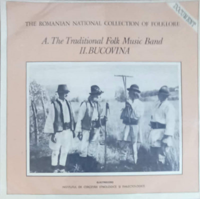 Disc vinil, LP. THE ROMANIAN NATIONAL COLLECTION OF FOLKLORE-Ansamblul lui Sidor Andronicescu-264866 foto
