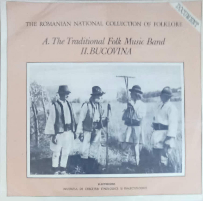 Disc vinil, LP. THE ROMANIAN NATIONAL COLLECTION OF FOLKLORE-Ansamblul lui Sidor Andronicescu