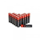 Baterie Verbatim Premium Alkaline, AAA / LR3, Set 20 bucati 49876