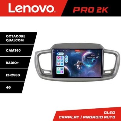 Navigatie Kia Sorento 2015-2018 Lenovo Kit-6528 8 core QLED 2K 12+256 360 Android Waze USB Navigatie Internet Youtube Radio CarStore Technology foto