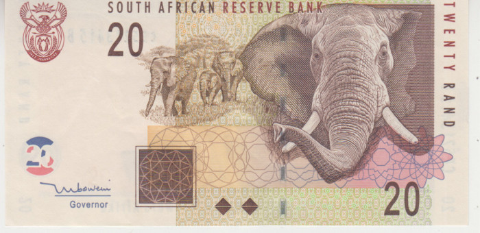 M1 - Bancnota foarte veche - Africa de sud - 20 rand