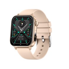 iSEN V96 Smartwatch, Auriu, 1.83 HD, Ritm Cardiac, Tensiune Arteriala, Oxigen in Sange (SpO2), Functie Apel, 280 mAh, IP67, Curea Silicon, Aplicatia D