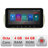 Navigatie dedicata Fiat 500 intre anii 2007-2015 Android radio gps internet 4+64 Lenovo ecran 10.33&quot; CarStore Technology