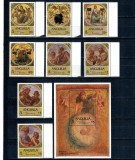 Anguilla 1984 - Pasti, Raphael, picturi, arta, serie si colita neuzata