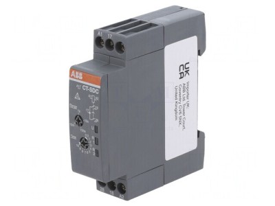Timer SPDT 0,05-10min pentru șină DIN 24-240VAC 24-48VDC foto