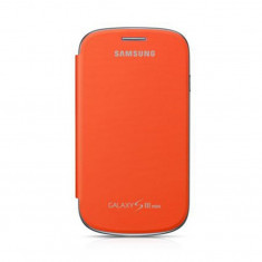 Husa FlipCover Book Samsung Galaxy S3 mini Fashion Orange i8190 i8200