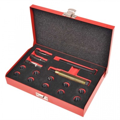 Set reparații filet bujii 15 piese M10 x 1,0 mm foto