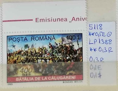 1995 Aniversări evenimente I LP1388 MNH 0,7+1 Lei foto