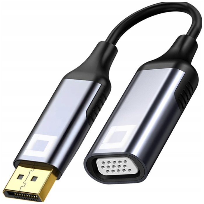 Co2 Displayport La Vga Adaptor Cablu Convertor Full Hd 60Hz
