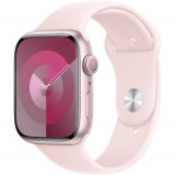 Cumpara ieftin Apple Watch S9, GPS, 45mm, Pink Aluminium Case, Light Pink Sport Band - M/L