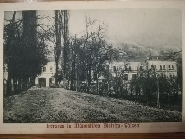 1929, Carte postala Manastirea Bistrita - V&acirc;lcea, Ed. Munteanu &amp; Făgădău