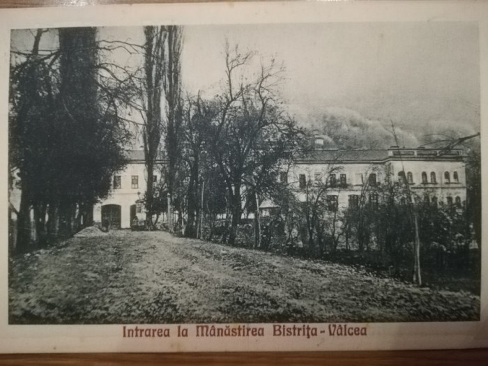 1929, Carte postala Manastirea Bistrita - V&acirc;lcea, Ed. Munteanu &amp; Făgădău