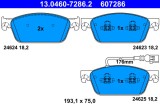 ATE 13.0460-7286.2 set placute frana,frana disc
