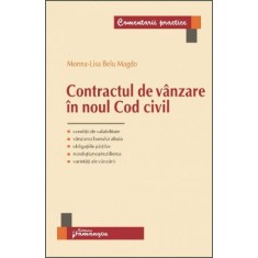 Monna-Lisa Belu Magdo - Contractul de vanzare in noul Cod civil