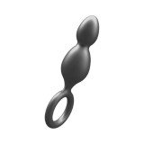 Bile anale - Toy Joy Intre Fese Dopul Dop Anal cu 2 Bile din Silicon Metalic Stimulare Anala la Nivelul Urmator
