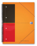 Caiet Cu Spirala A4+, Oxford Int. Meetingbook, 80 File-80g/mp, Scribzee, 4 Perf, Coperta Pp-dictando