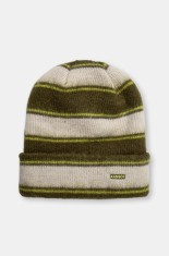 Kangol caciula FUZZY STRIPE culoarea verde, din tricot gros, K3725.SK301