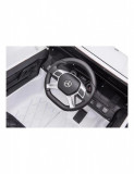 Masinuta electrica pentru copii Mercedes G63 alb cu telecomanda, Leantoys