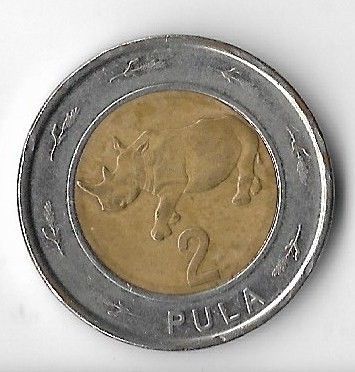 Moneda 2 pula 2013 - Botswana