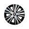Set 4 Capace Roti potrivite jantelor de 15 inch, pentru Skoda Nou Alb-Negru, model Glory Mix