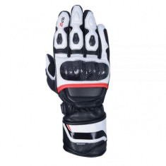 Manusi piele Oxford RP-2 2.0 Sports Gloves Stealth, negru/alb/rosu, M Cod Produs: MX_NEW GM183104MOX foto