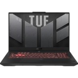 Laptop ASUS TUF Gaming A17 (2023) FA707NUG-HX177, AMD Ryzen 7 7445HS, 17.3 inch, RAM 16GB, SSD 512GB, nVidia GeForce RTX 4050 6GB, No OS, Mecha Gray N