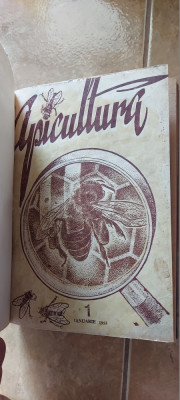 REVISTA APICULTURA IN ROMANIA ANUL 1955 , LOT 11REVISTE , LIPSA IUNIE . foto