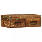 vidaXL Dulap TV montat pe perete 60x30x19 cm, lemn masiv reciclat